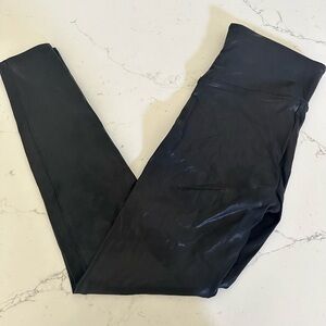 SPANX faux leather leggings - XL VGUC